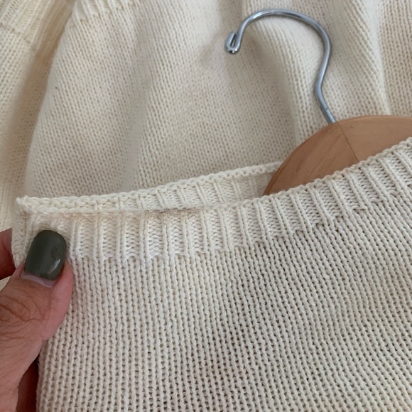 Project Naadam Mock Turtleneck Ruffle Sweater - Picture 5 of 7